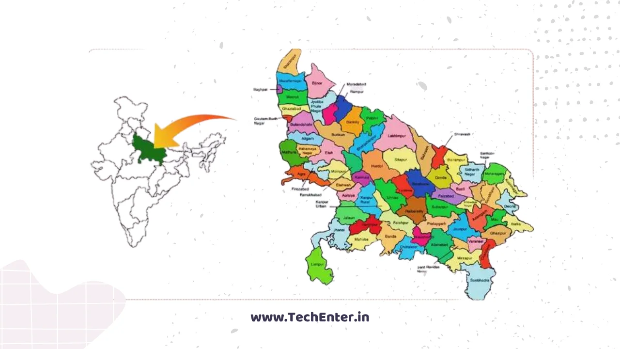 यूपी के 75 जिलों के नाम हिंदी में List