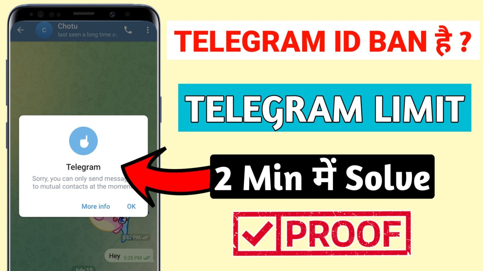Telegram Message not Sent Problem