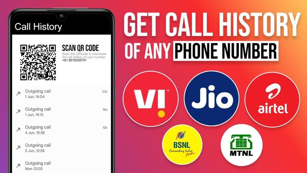 How to Check Call History in Jio Vi Airtel and BSNL call history